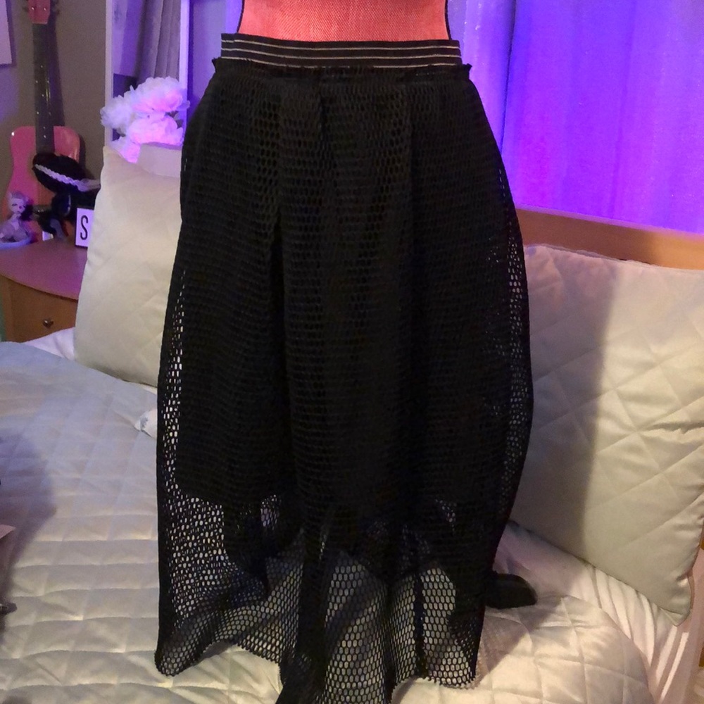 Black net skirt/Goth